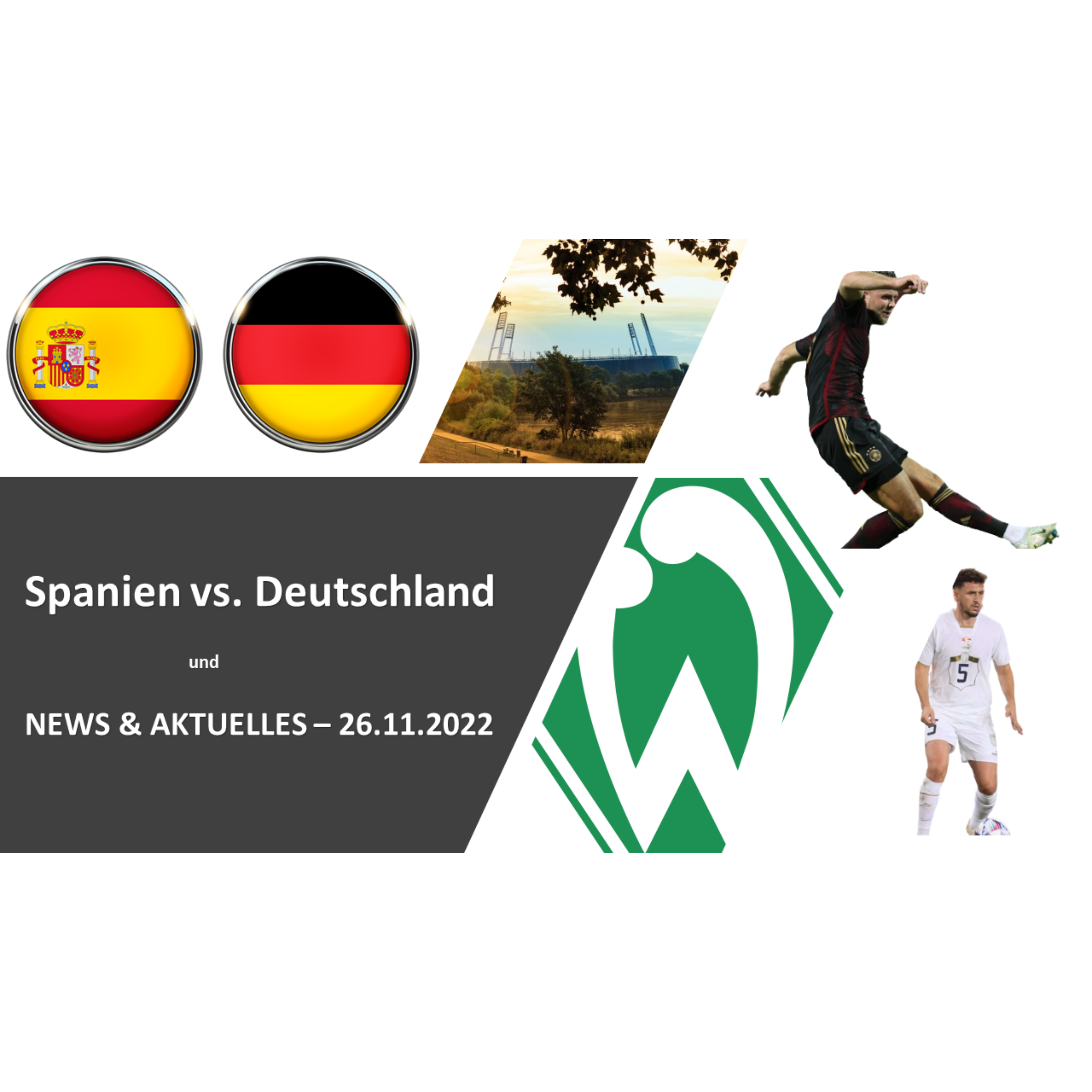 WM2022 - Spanien vs. Deutschland + Werder News & Aktuelles 26.11.2022 episode artwork