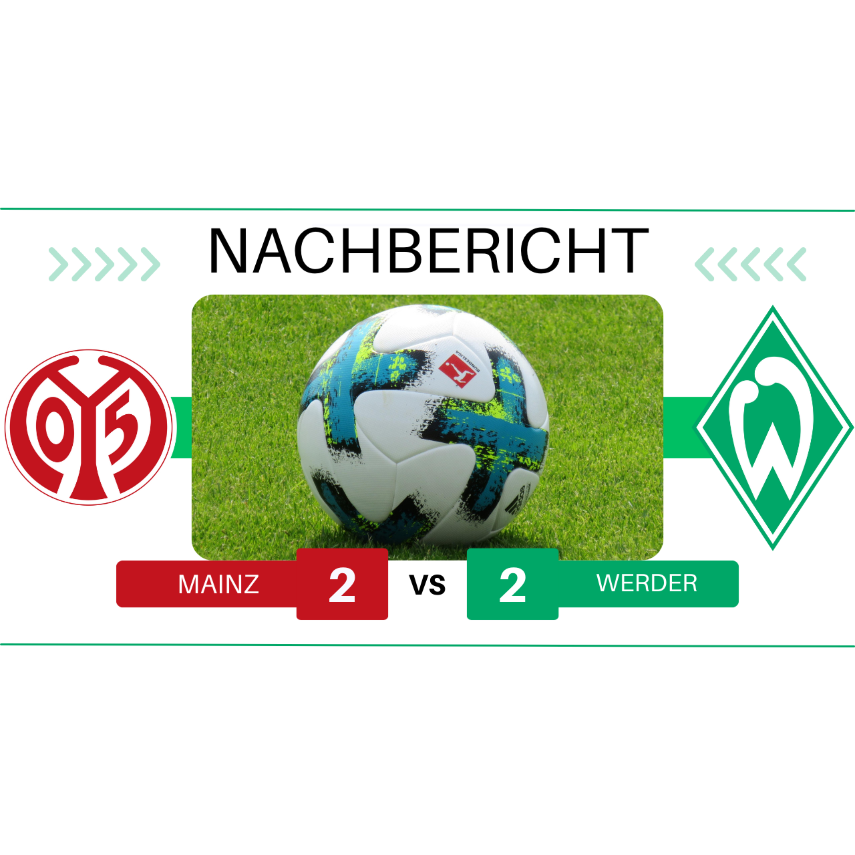 1. FSV Mainz 05 - Werder Bremen | 2:2 | 27. Spieltag - Nachbericht episode artwork