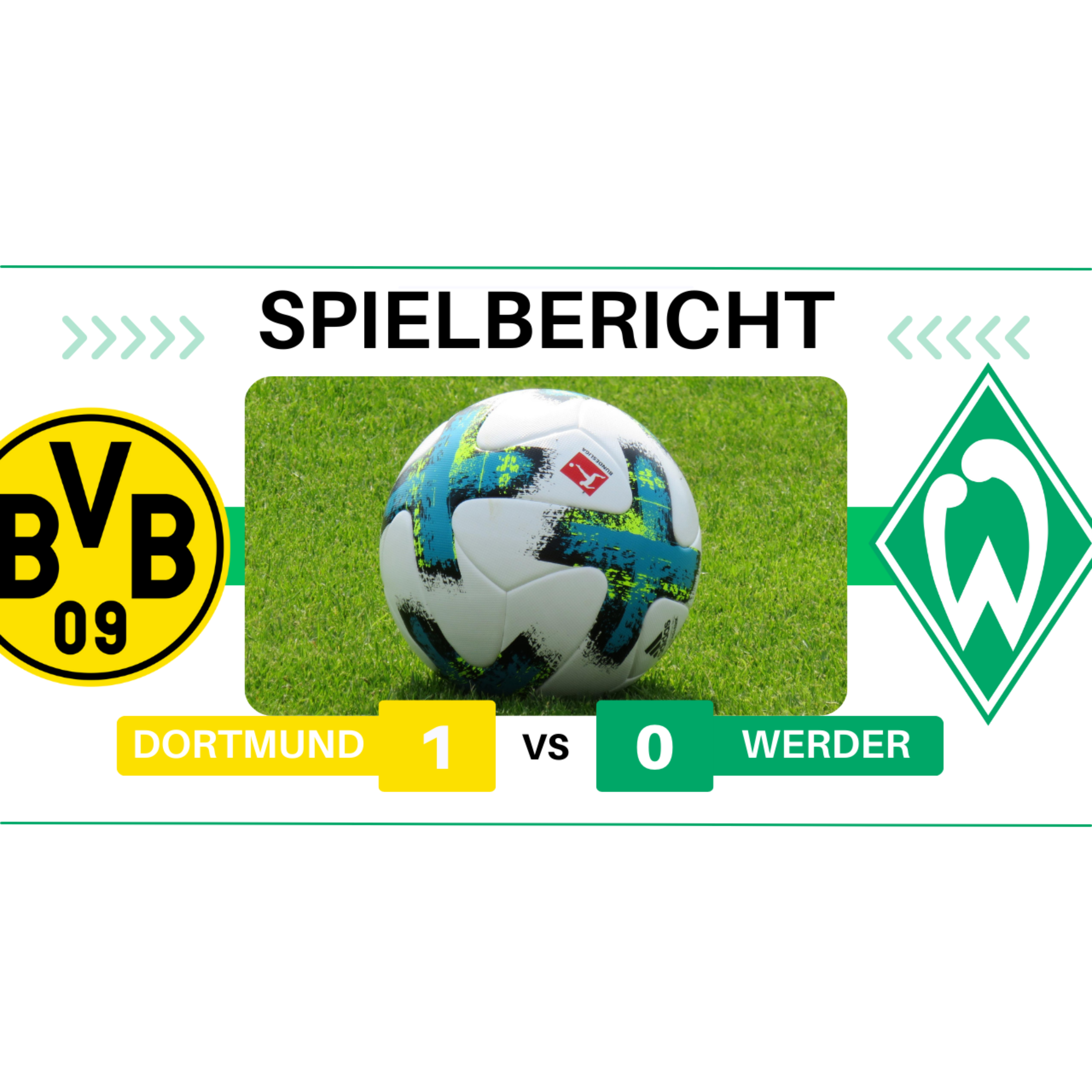 Borussia Dortmund vs. Werder Bremen | 8. Spieltag |1:0 |Spielbericht episode artwork