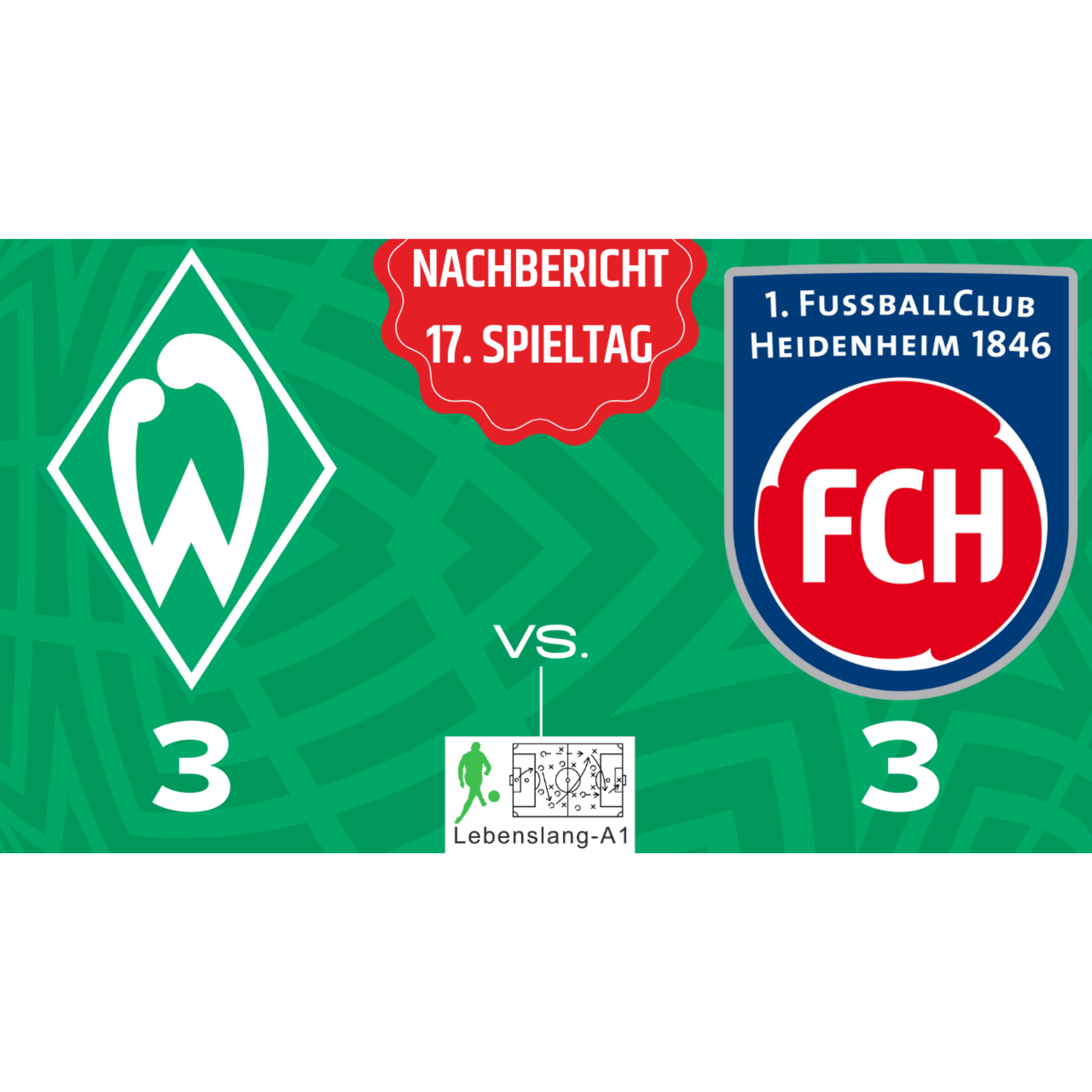 Werder Bremen vs. FC Heidenheim | 17. Spieltag | 3:3 | Nachbericht episode artwork