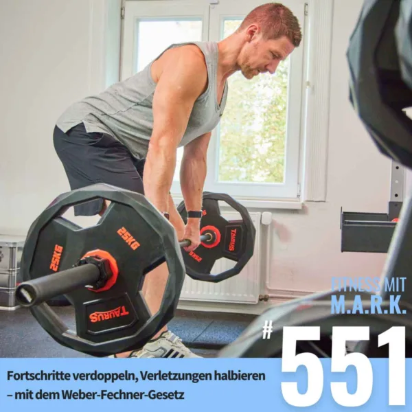 Fortschritte verdoppeln, Verletzungen halbieren – mit dem Weber-Fechner-Gesetz (#551)