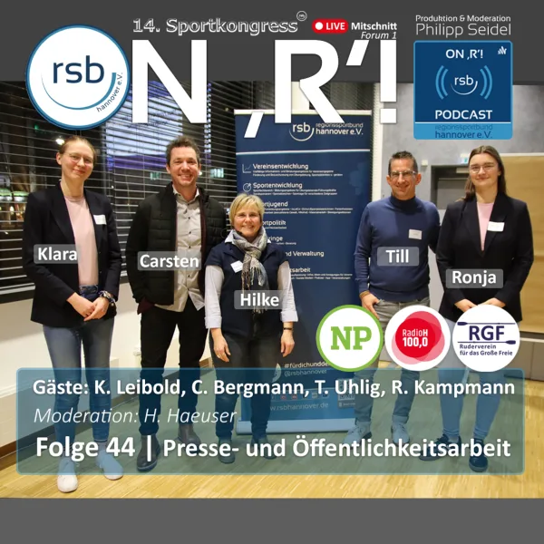 Folge 44 | Presse- und Öffentlichkeitsarbeit für Vereine (LIVE-Mitschnitt: Sportkongress 2025 – Forum 1)